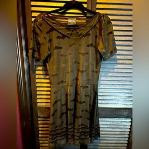 Iron fist mesh bat dress.